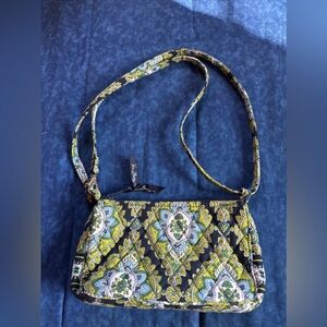 Vera Bradley Cambridge Maggie Style Crossbody purse green blue